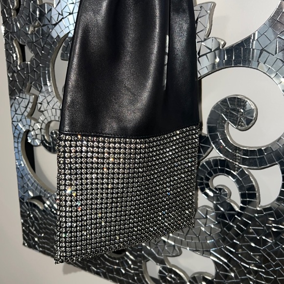 💯 Alexander Wang Crystal and Leather Bag - Picture 1 of 8